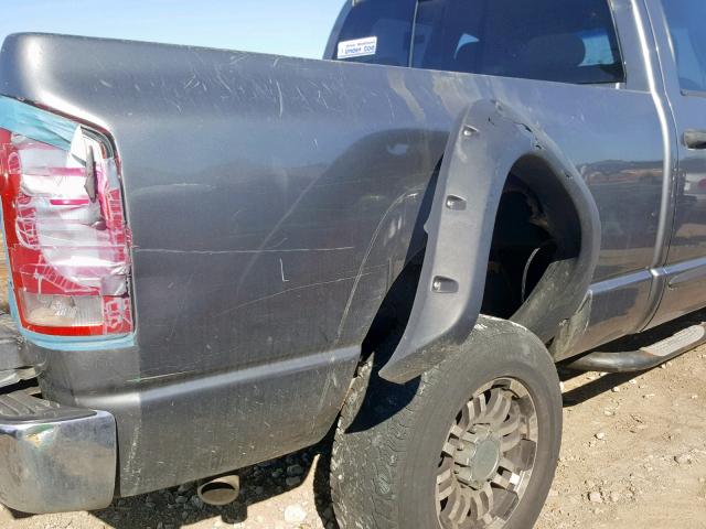 1D7KS28D26J169631 - 2006 DODGE RAM 2500 S Մոխրագույն լուսանկար 9