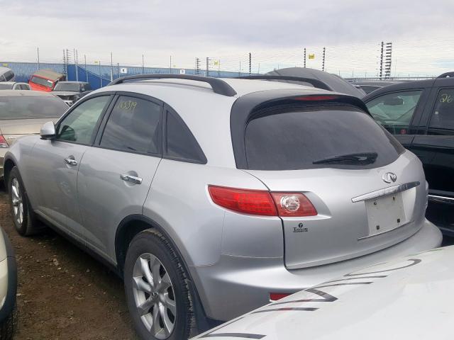 JNRAS08W86X208327 - 2006 INFINITI FX35 SILVER photo 3