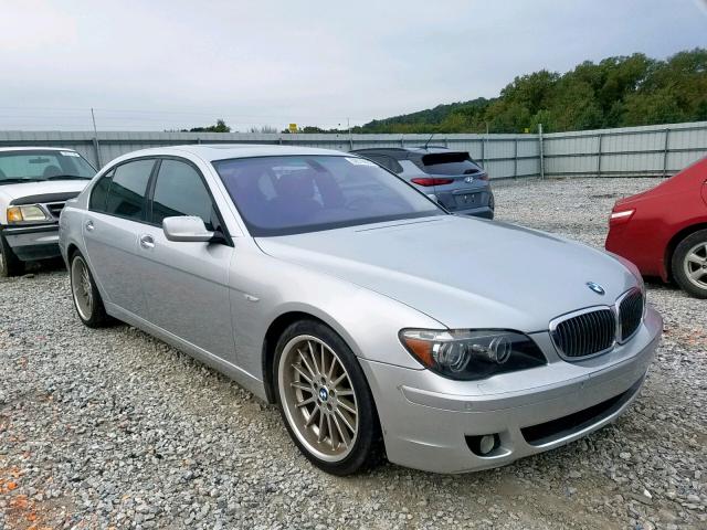 WBAHN83567DT70539 - 2007 BMW 750 SILVER photo 1