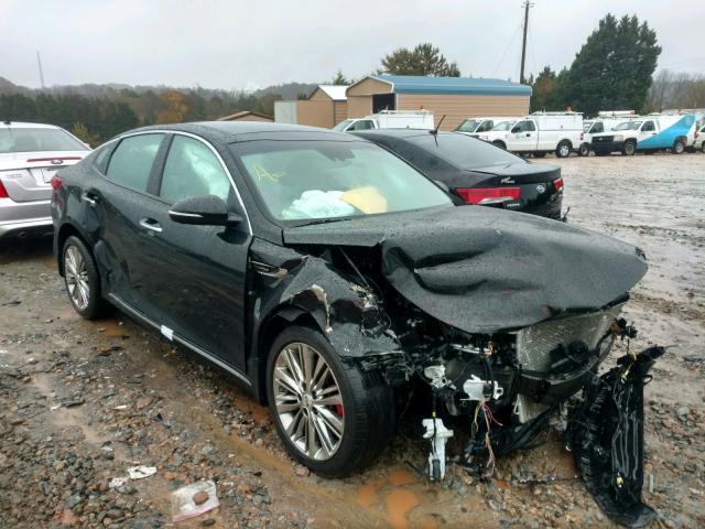 5XXGV4L27GG119662 - 2016 KIA OPTIMA SXL BLACK photo 1