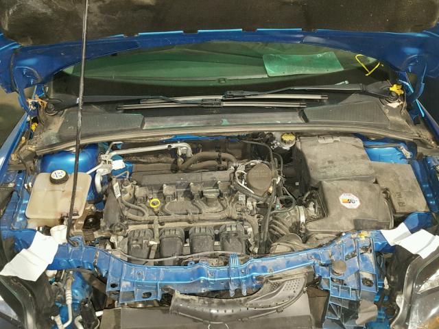 1FAHP3N24CL434778 - 2012 FORD FOCUS TITA BLUE photo 7