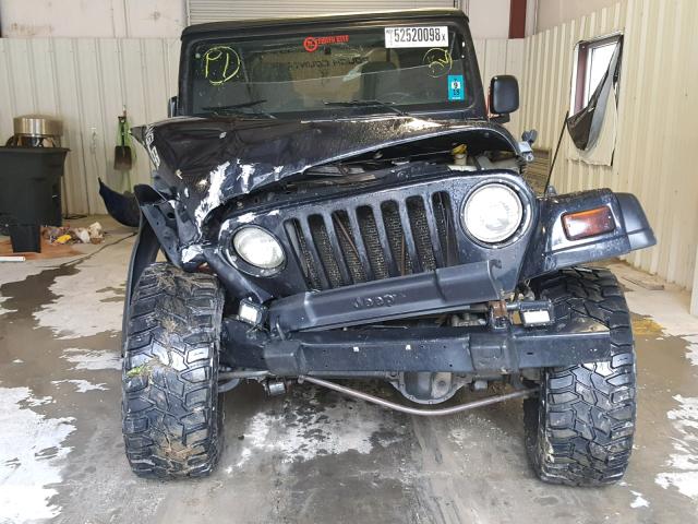 1J4FA39S24P724096 - 2004 JEEP WRANGLER X BLACK photo 10