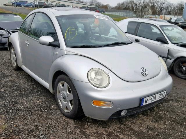 3VWCK21C41M464304 - 2001 VOLKSWAGEN NEW BEETLE SILVER photo 1