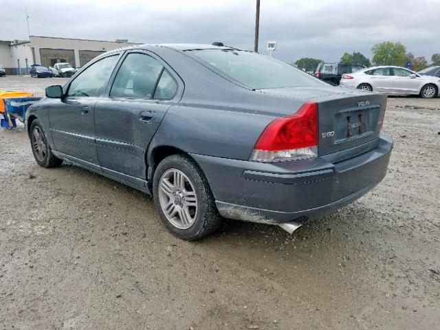 YV1RS592382673345 - 2008 VOLVO S60 2.5T CHARCOAL photo 3