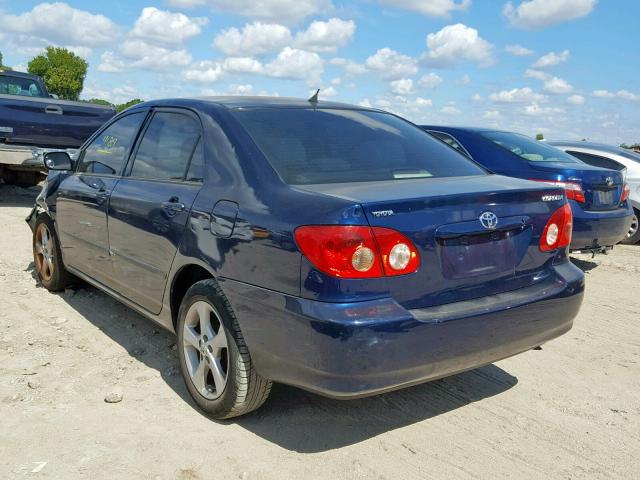 1NXBR32E98Z018862 - 2008 TOYOTA COROLLA CE BLUE photo 3