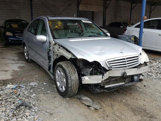 WDBRF92H16F759483 - 2006 MERCEDES-BENZ C GENERATI SILVER photo 1