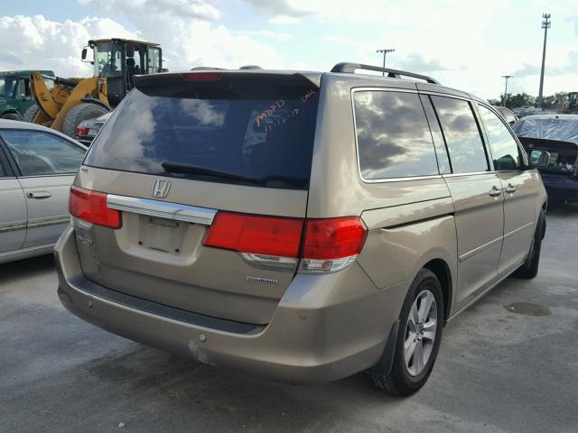 5FNRL3H91AB082522 - 2010 HONDA ODYSSEY TO TAN photo 4