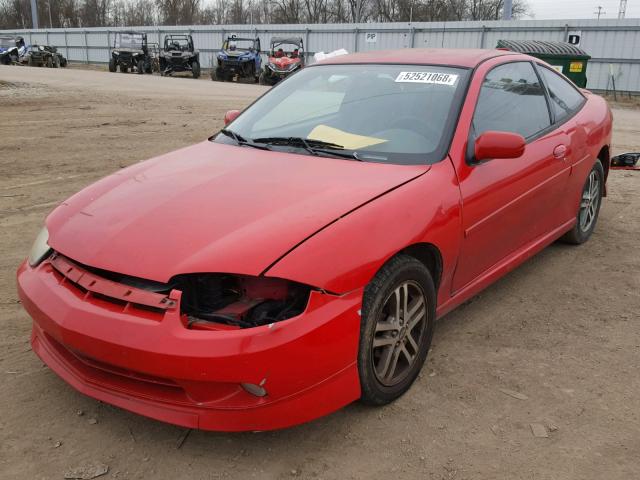 1G1JH12FX47210499 - 2004 CHEVROLET CAVALIER L RED photo 2