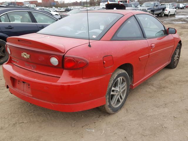 1G1JH12FX47210499 - 2004 CHEVROLET CAVALIER L RED photo 4