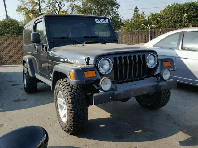 1J4FA64S95P368787 - 2005 JEEP WRANGLER / BLACK photo 1