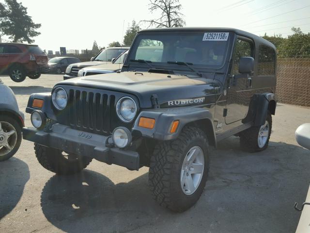 1J4FA64S95P368787 - 2005 JEEP WRANGLER / BLACK photo 2