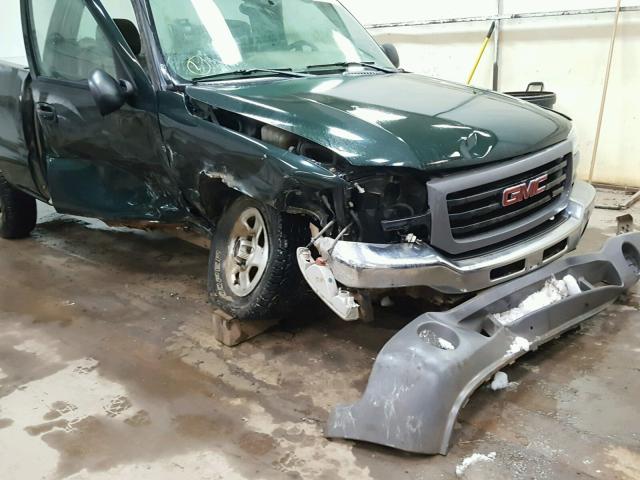 1GTEK14TX4Z294308 - 2004 GMC NEW SIERRA GREEN photo 9