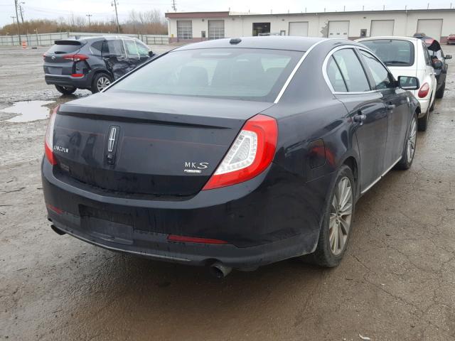 1LNHL9FTXDG607029 - 2013 LINCOLN MKS BLACK photo 4