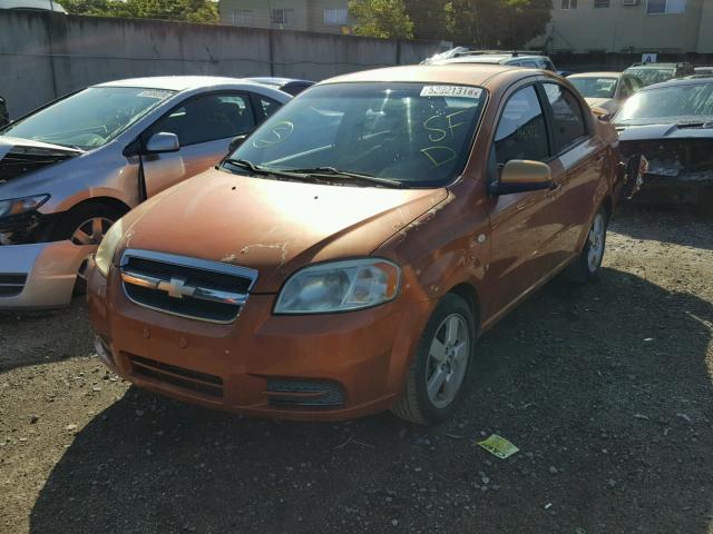 KL1TD56698B066631 - 2008 CHEVROLET AVEO BASE Narıncı foto 2