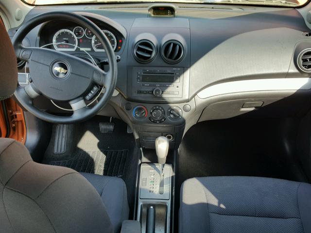KL1TD56698B066631 - 2008 CHEVROLET AVEO BASE Narıncı foto 9