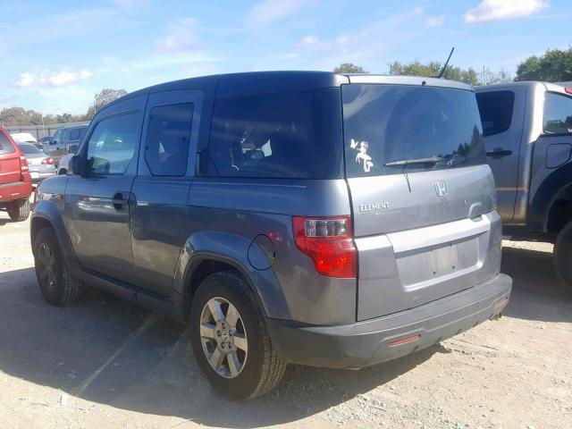 5J6YH1H70AL004921 - 2010 HONDA ELEMENT EX GRAY photo 3