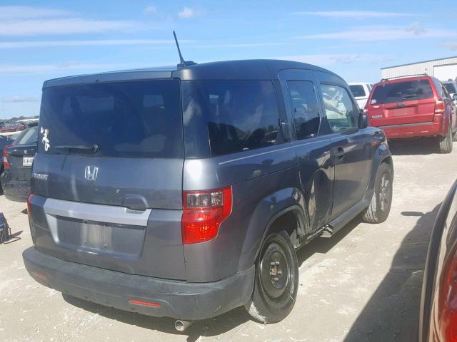 5J6YH1H70AL004921 - 2010 HONDA ELEMENT EX GRAY photo 4