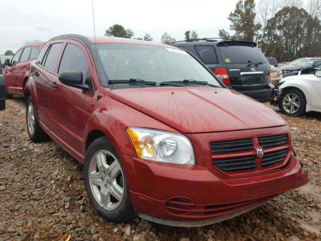 1B3HB28C38D784624 - 2008 DODGE CALIBER RED photo 1