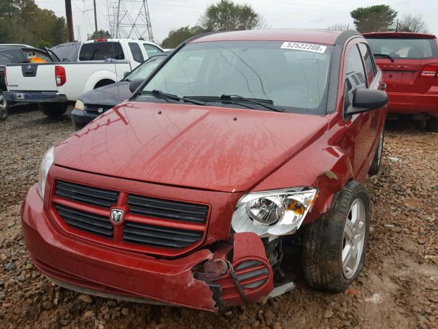 1B3HB28C38D784624 - 2008 DODGE CALIBER RED photo 2