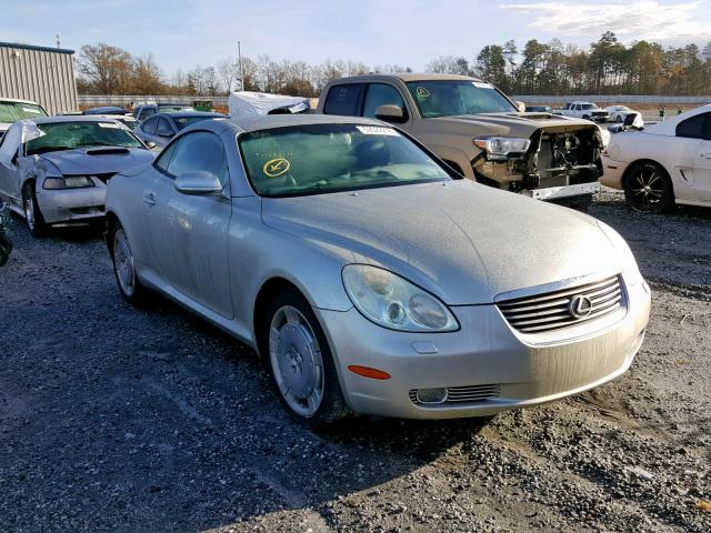 JTHFN48Y130037560 - 2003 LEXUS SC 430 SILVER photo 1