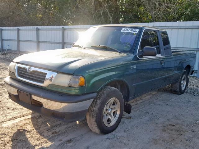 4F4YR16C2XTM41662 - 1999 MAZDA B2500 CAB GREEN photo 2