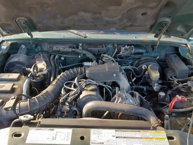 4F4YR16C2XTM41662 - 1999 MAZDA B2500 CAB GREEN photo 7