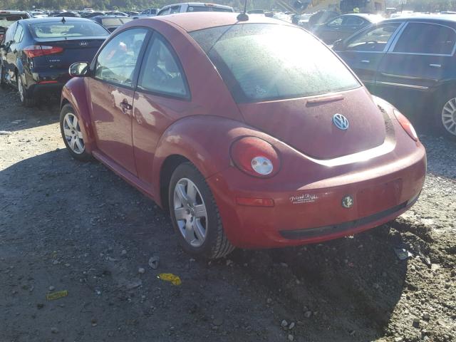 3VWRW31C57M501308 - 2007 VOLKSWAGEN NEW BEETLE RED photo 3