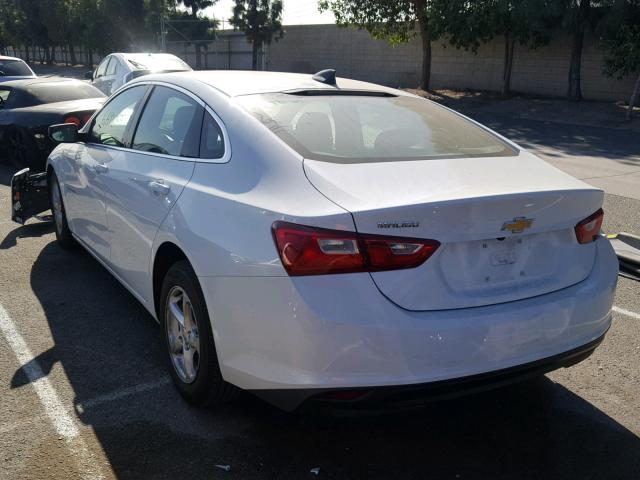 1G1ZC5ST6HF242540 - 2017 CHEVROLET MALIBU LS 白色 照片 3