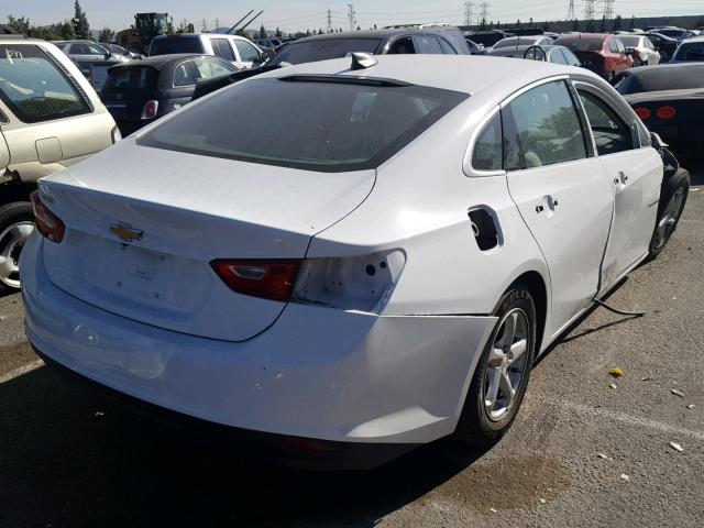 1G1ZC5ST6HF242540 - 2017 CHEVROLET MALIBU LS 白色 照片 4