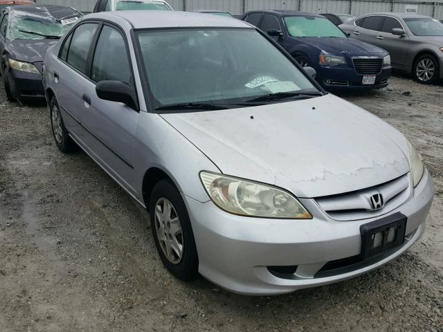 1HGES16314L004703 - 2004 HONDA CIVIC DX V GRAY photo 1