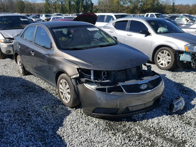 KNAFU4A26A5858368 - 2010 KIA FORTE EX GRAY photo 1