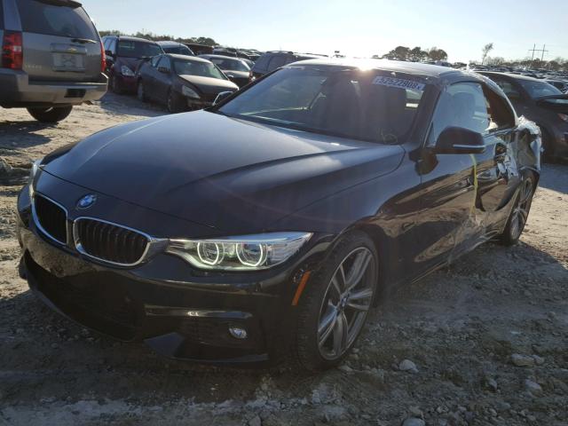 WBA3T3C59EJ876674 - 2014 BMW 435 I BLACK photo 2