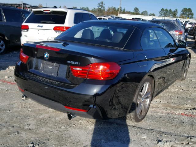 WBA3T3C59EJ876674 - 2014 BMW 435 I BLACK photo 4