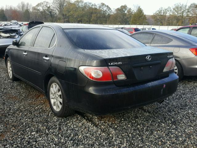 JTHBF30G220086130 - 2002 LEXUS ES 300 BLACK photo 3