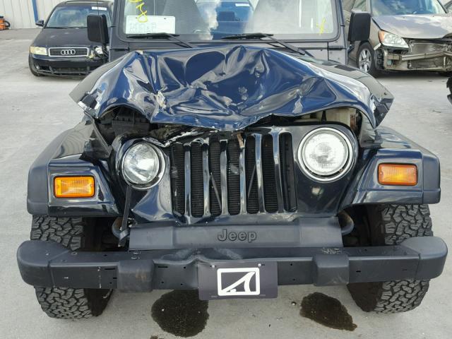 1J4FY19S8WP710609 - 1998 JEEP WRANGLER / BLACK photo 9