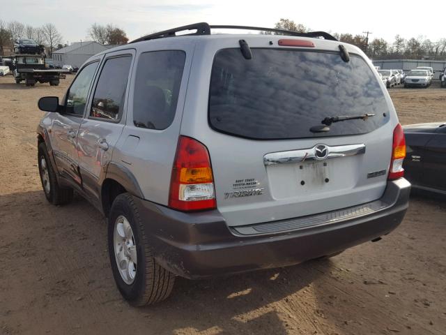 4F2CZ94154KM19319 - 2004 MAZDA TRIBUTE LX SILVER photo 3