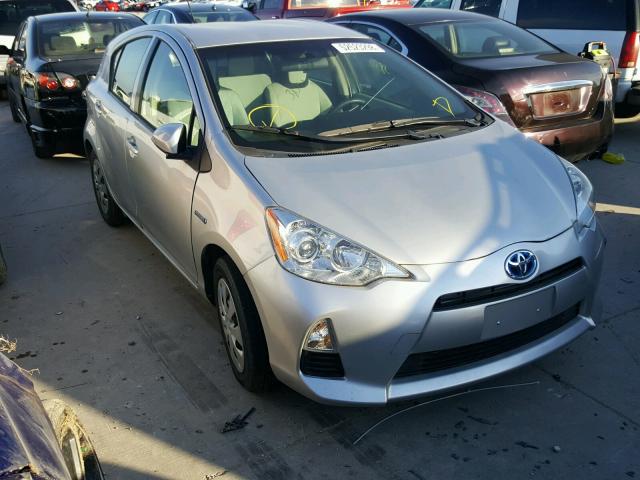 JTDKDTB37E1069307 - 2014 TOYOTA PRIUS C SILVER photo 1