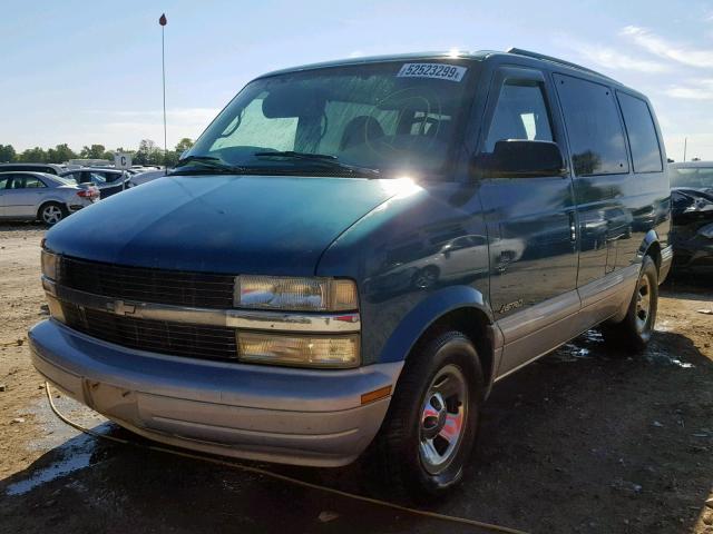 1GNDM19W4VB175230 - 1997 CHEVROLET ASTRO BLUE photo 2