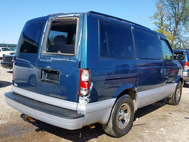 1GNDM19W4VB175230 - 1997 CHEVROLET ASTRO BLUE photo 4