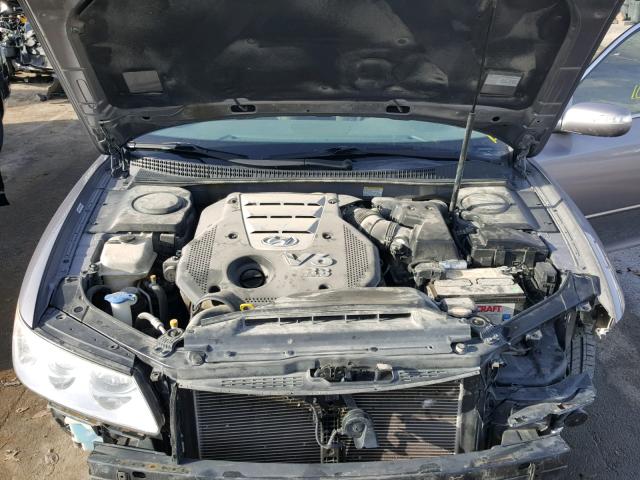 KMHFC46F28A273141 - 2008 HYUNDAI AZERA SE SILVER photo 7