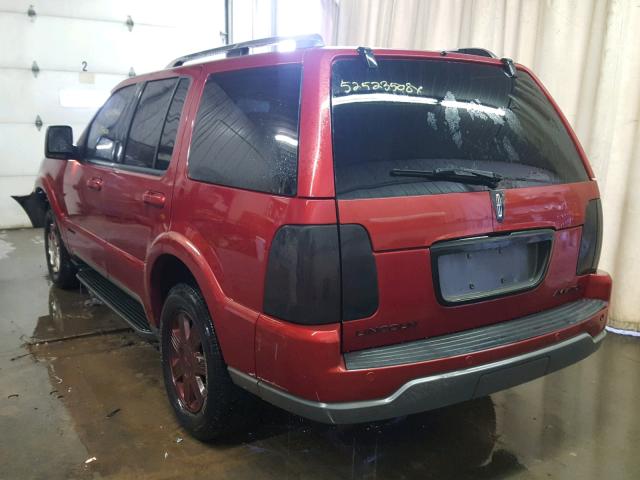 5LMEU88H65ZJ33151 - 2005 LINCOLN AVIATOR 栗色 照片 3