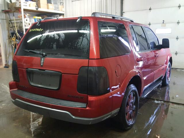 5LMEU88H65ZJ33151 - 2005 LINCOLN AVIATOR 栗色 照片 4