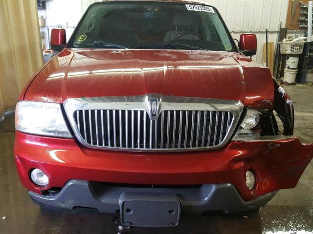 5LMEU88H65ZJ33151 - 2005 LINCOLN AVIATOR 栗色 照片 9