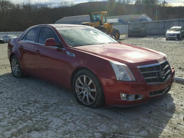 1G6DT57V080162622 - 2008 CADILLAC CTS HI FEA RED photo 1