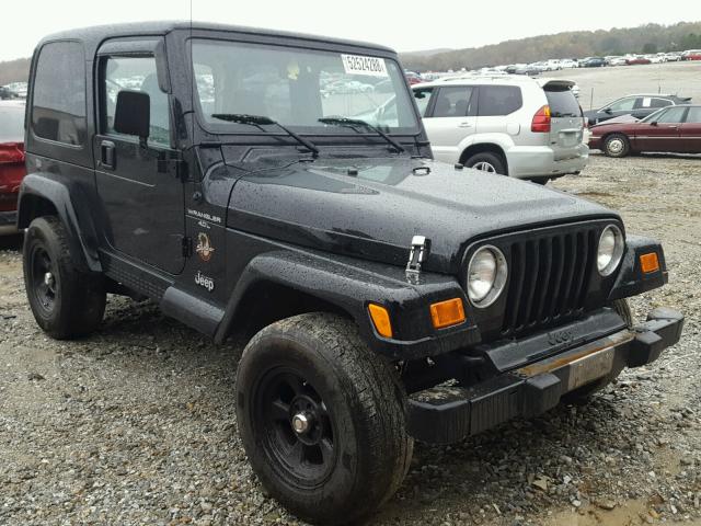 1J4FA59S0YP782693 - 2000 JEEP WRANGLER / BLACK photo 1