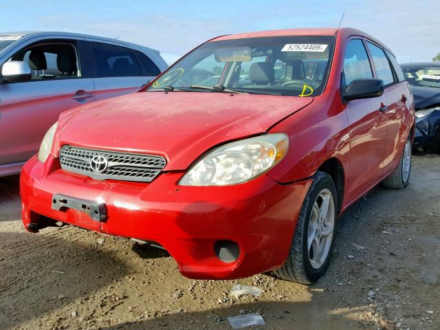 2T1KR32E15C392038 - 2005 TOYOTA COROLLA MA RED photo 2