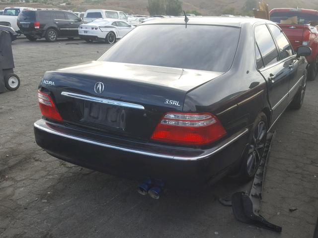 JH4KA96603C000295 - 2003 ACURA 3.5RL BLACK photo 4