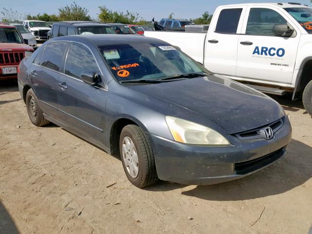 1HGCM56373A142569 - 2003 HONDA ACCORD LX GRAY photo 1