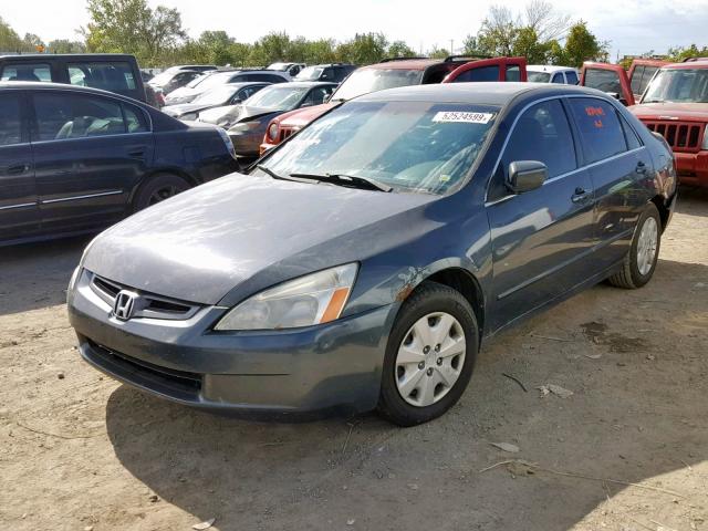 1HGCM56373A142569 - 2003 HONDA ACCORD LX GRAY photo 2