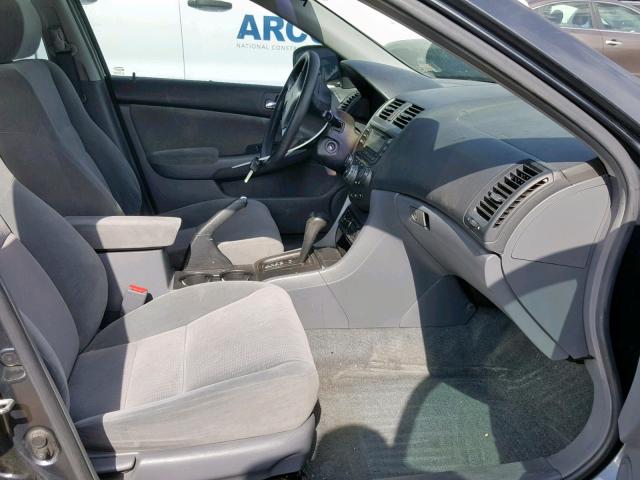 1HGCM56373A142569 - 2003 HONDA ACCORD LX GRAY photo 5